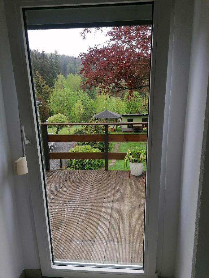 Ferienwohnung Waldblick mit Balkon Sebnitz Exterior foto